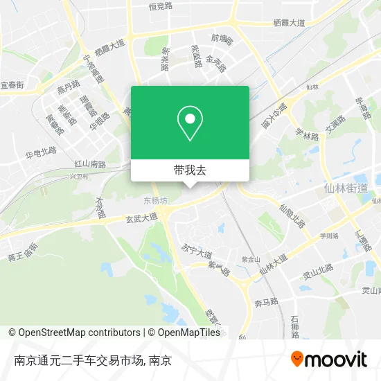 南京通元二手车交易市场地图