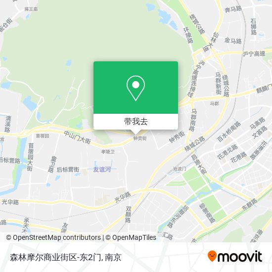 森林摩尔商业街区-东2门地图