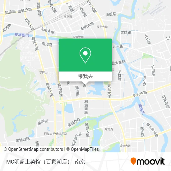 MC明超土菜馆（百家湖店）地图