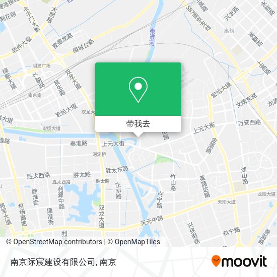 南京际宸建设有限公司地图