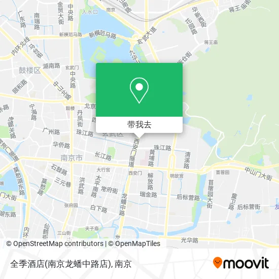 全季酒店(南京龙蟠中路店)地图