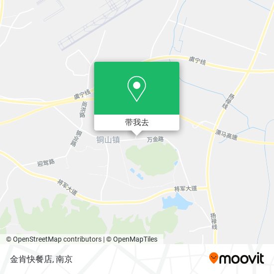 金肯快餐店地图