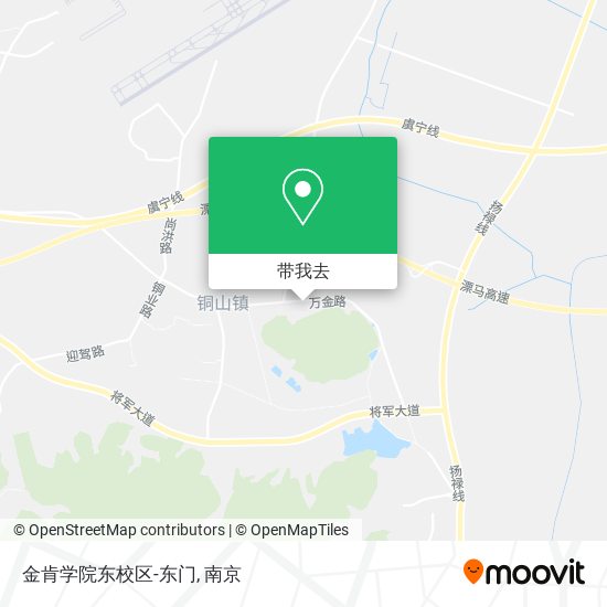 金肯学院东校区-东门地图
