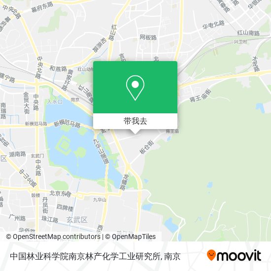 中国林业科学院南京林产化学工业研究所地图