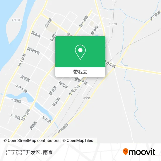 江宁滨江开发区地图