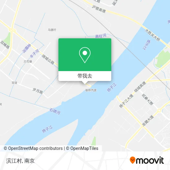滨江村地图