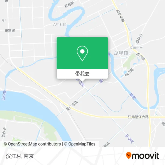 滨江村地图