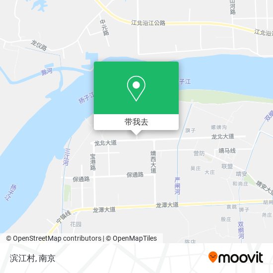 滨江村地图