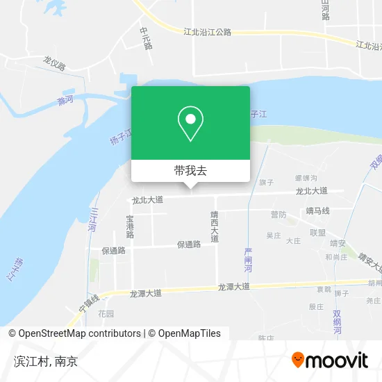 滨江村地图