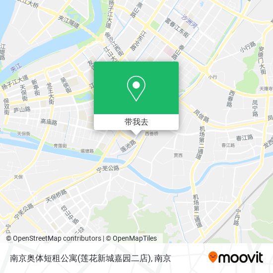 南京奥体短租公寓(莲花新城嘉园二店)地图