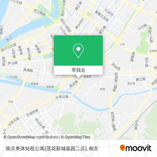 南京奥体短租公寓(莲花新城嘉园二店)地图