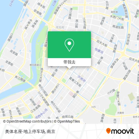 奥体名座-地上停车场地图