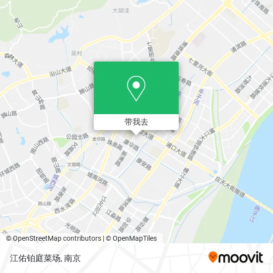 江佑铂庭菜场地图
