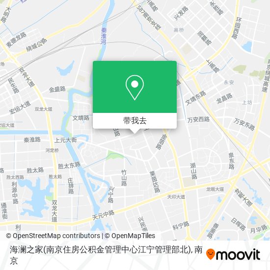 海澜之家(南京住房公积金管理中心江宁管理部北)地图