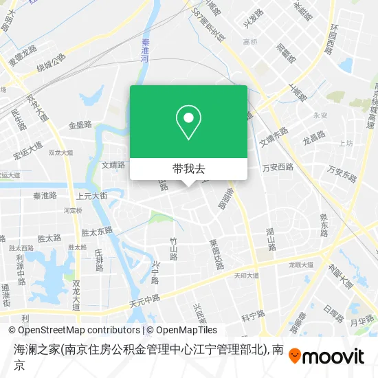 海澜之家(南京住房公积金管理中心江宁管理部北)地图