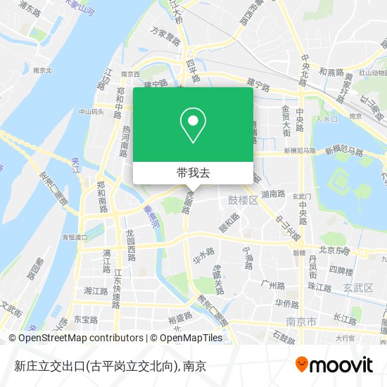 新庄立交出口(古平岗立交北向)地图