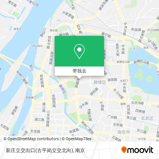 新庄立交出口(古平岗立交北向)地图