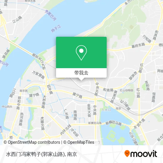 水西门冯家鸭子(郭家山路)地图