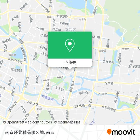 南京环北精品服装城地图