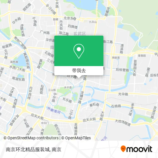 南京环北精品服装城地图