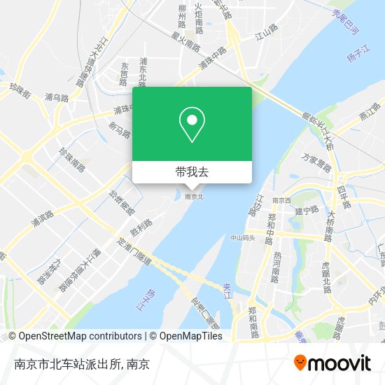 南京市北车站派出所地图