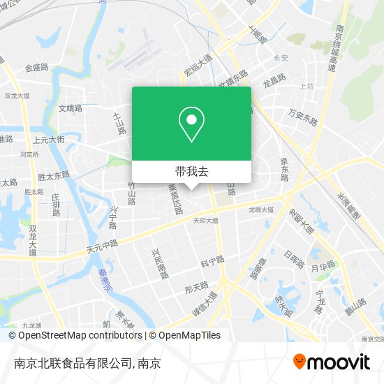 南京北联食品有限公司地图