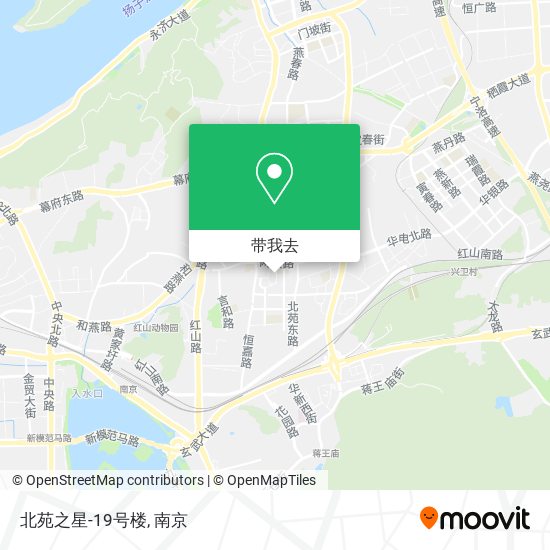 北苑之星-19号楼地图
