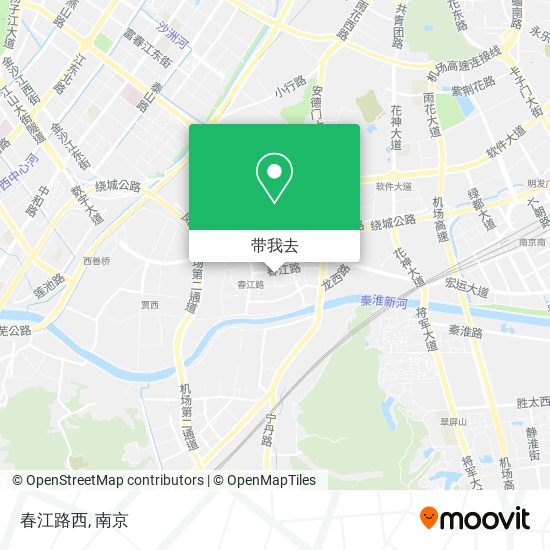 春江路西地图