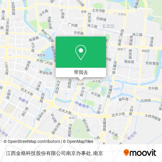 江西金格科技股份有限公司南京办事处地图