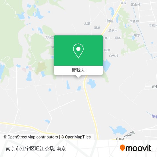 南京市江宁区旺江茶场地图