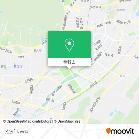 沧波门地图