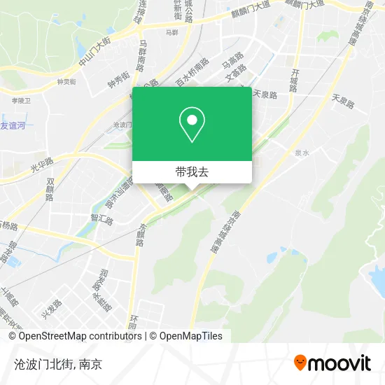沧波门北街地图