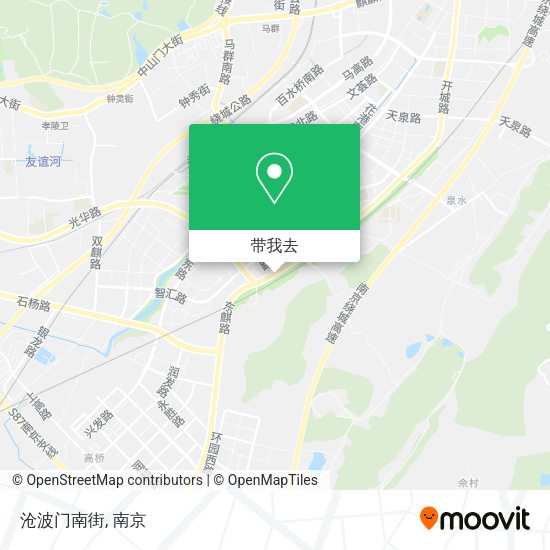 沧波门南街地图