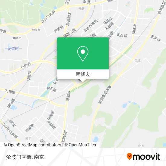 沧波门南街地图
