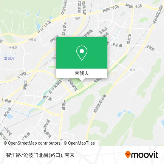 智汇路/沧波门北街(路口)地图