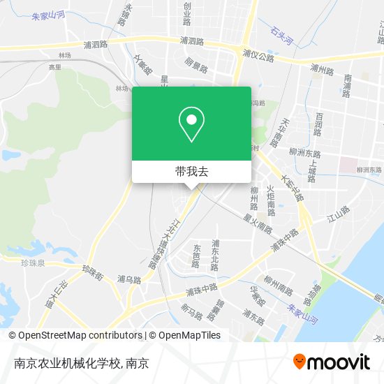 南京农业机械化学校地图