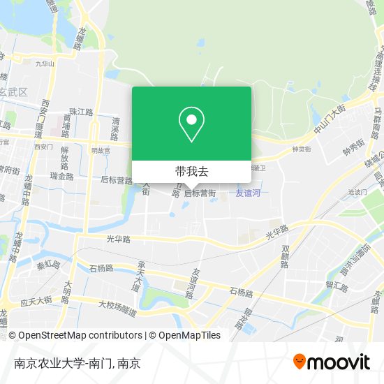 南京农业大学-南门地图
