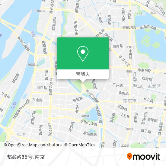 虎踞路86号地图