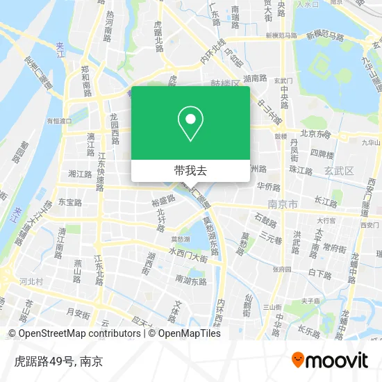 虎踞路49号地图