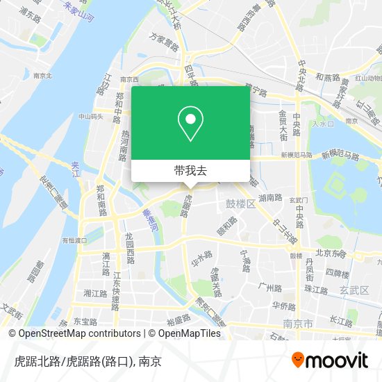 虎踞北路/虎踞路(路口)地图