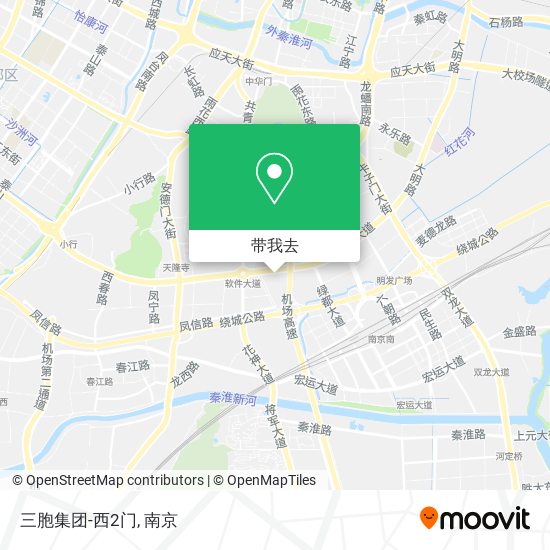 三胞集团-西2门地图