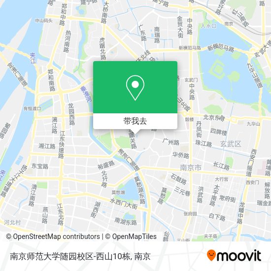 南京师范大学随园校区-西山10栋地图