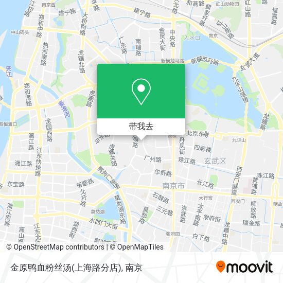 金原鸭血粉丝汤(上海路分店)地图