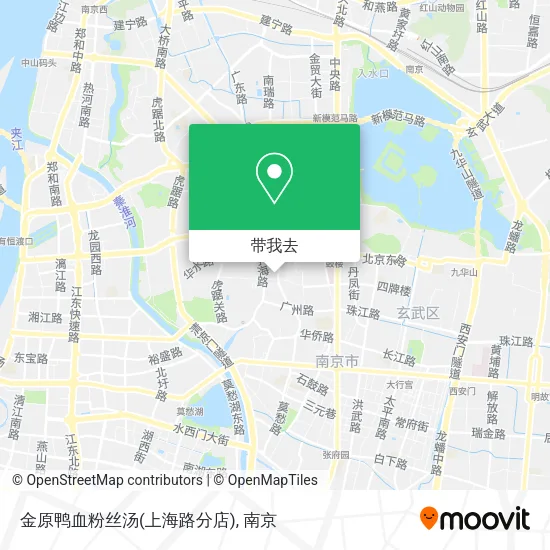 金原鸭血粉丝汤(上海路分店)地图