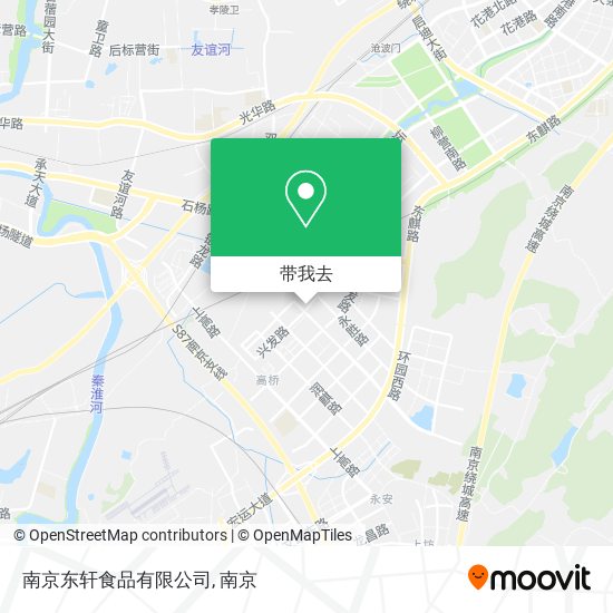 南京东轩食品有限公司地图