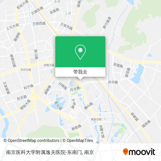南京医科大学附属逸夫医院-东南门地图
