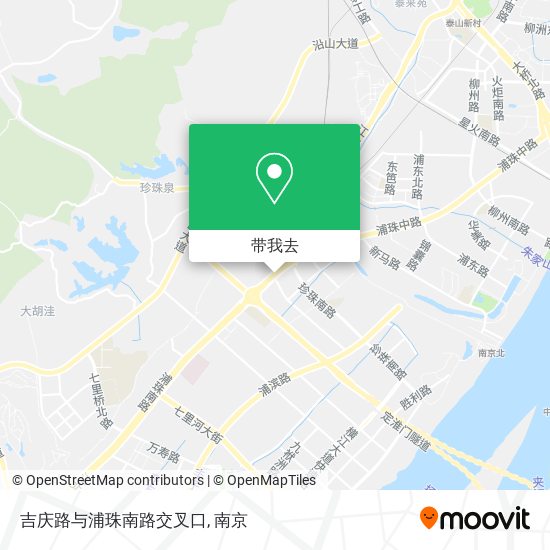 吉庆路与浦珠南路交叉口地图