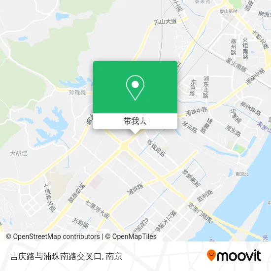 吉庆路与浦珠南路交叉口地图