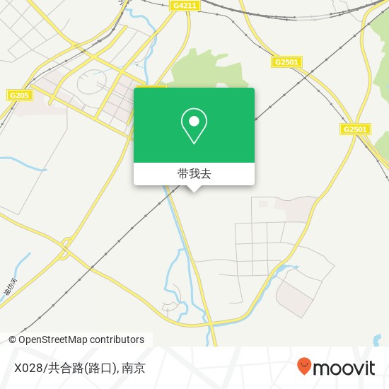 X028/共合路(路口)地图