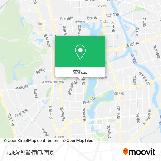 九龙湖别墅-南门地图